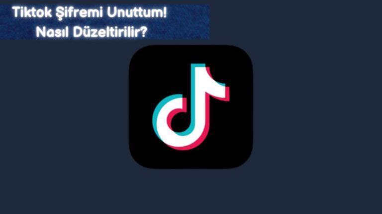 TikTok şifremi unuttum! Nasıl Düzeltirilir?